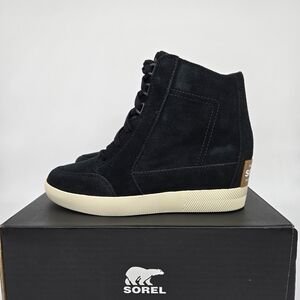New SOREL Out N About Wedge Sneaker Women's Shoes Size 9.5